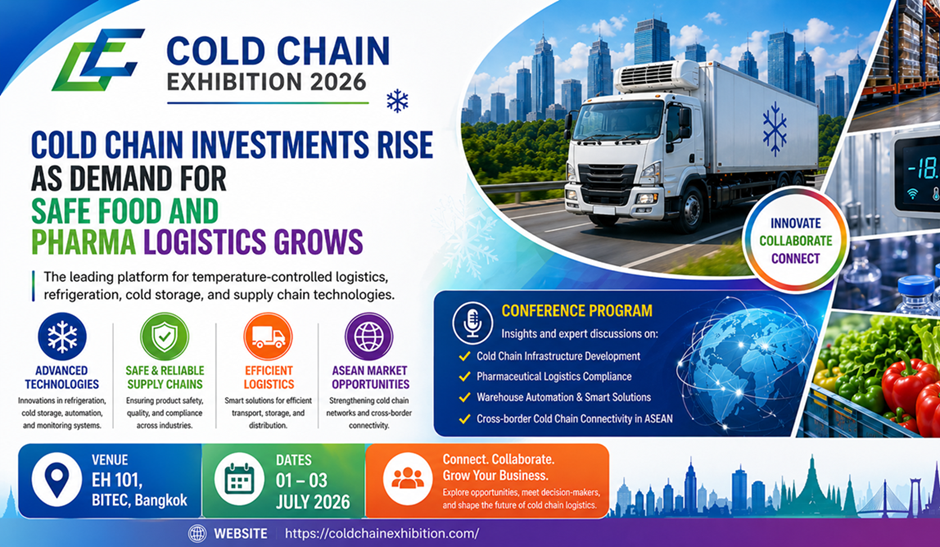Demand for Safe Food and Pharma Logistics Grows